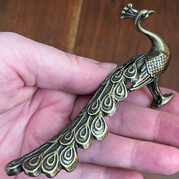 Brass Peacock - Picture 6 of 6